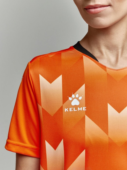 Футбольная форма KELME Short-Sleeved Football Suit (Orange/Black)