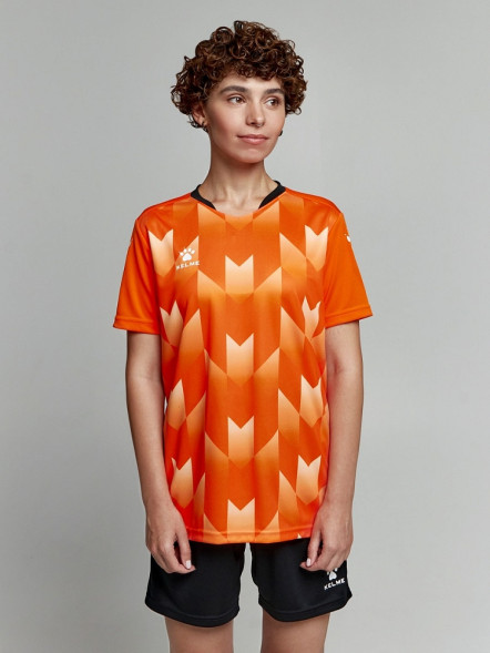 Футбольная форма KELME Short-Sleeved Football Suit (Orange/Black)