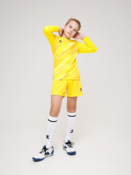 Детский комплект (лонгслив, шорты) KELME Long Sleeve Goalkeeper Suit Yellow