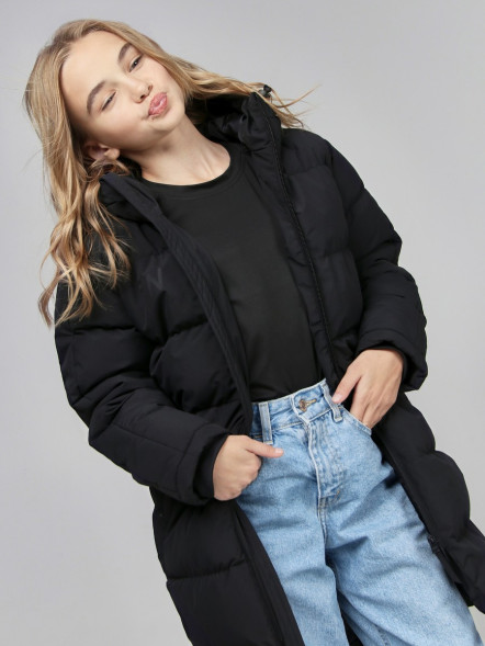 Детский пуховик FN Snowfall Long Kid Black