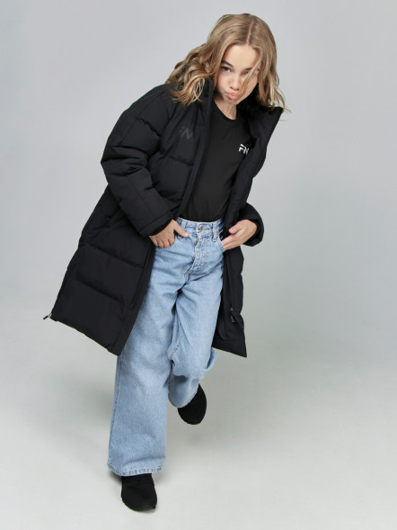 Детский пуховик FN Snowfall Long Kid Black