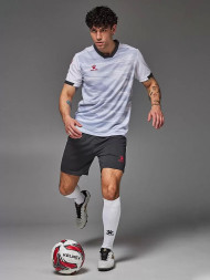 Футбольная форма KELME Short Sleeve Football Suit (White/Dark Grey)