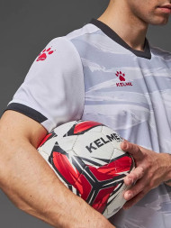 Футбольная форма KELME Short Sleeve Football Suit (White/Dark Grey)