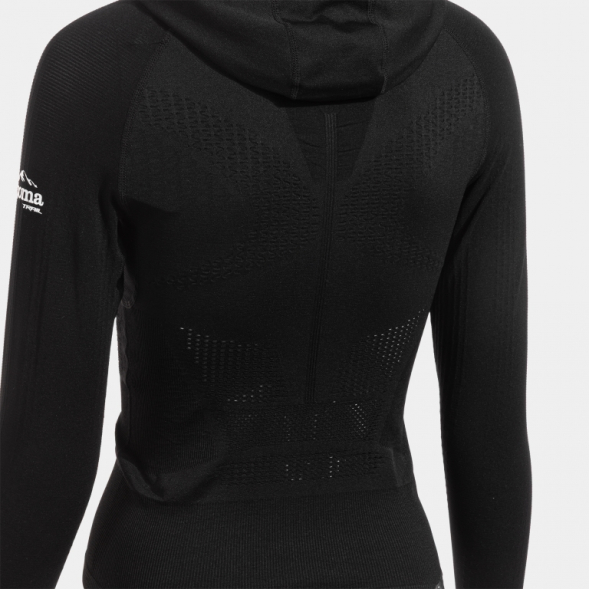 CHAQUETA CON CAPUCHA R-TRAIL NATURE NEGRO