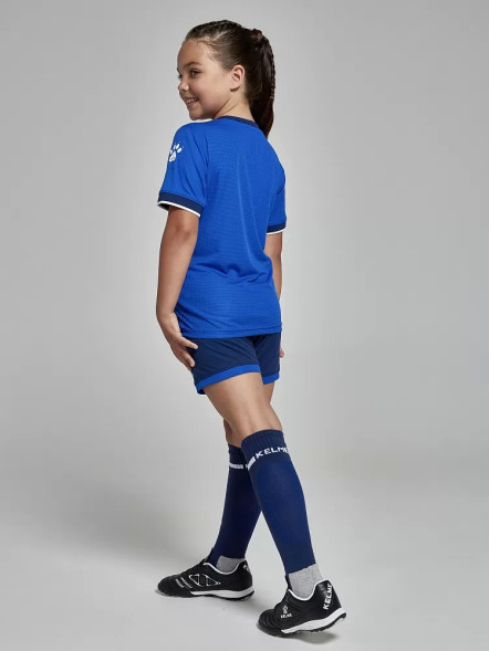 Детская футбольная форма KELME Short-Sleeved Football Suit Blue