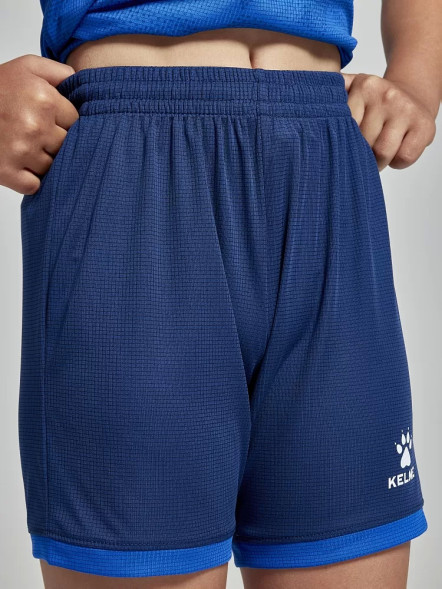 Детская футбольная форма KELME Short-Sleeved Football Suit Blue