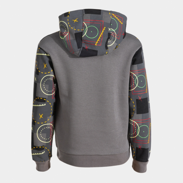 SUDADERA CON CAPUCHA NEW METAVERSE GRIS