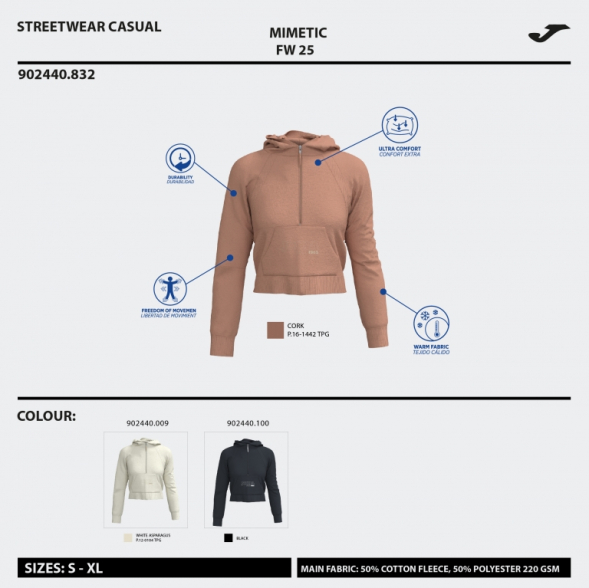 SUDADERA CON CAPUCHA MIMETIC BURDEOS