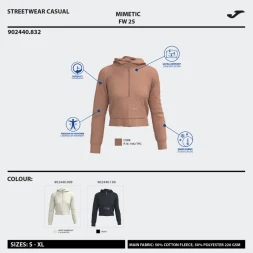 SUDADERA CON CAPUCHA MIMETIC  