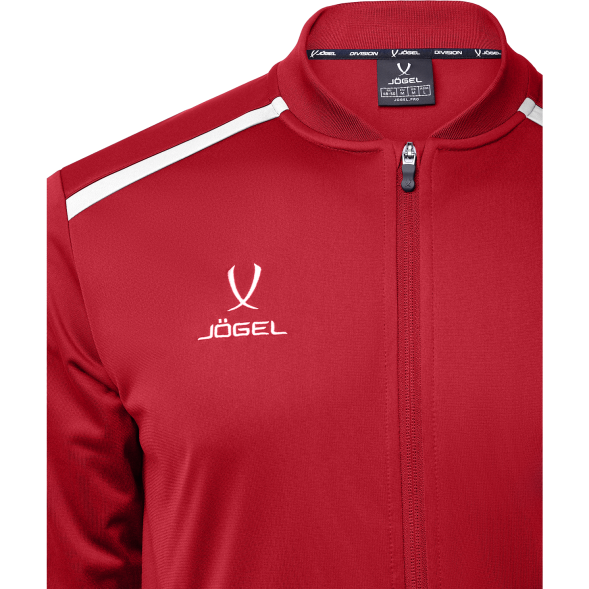 Олимпийка JÖGEL DIVISION PerFormDRY Pre-match Knit Jacket, красный, детский