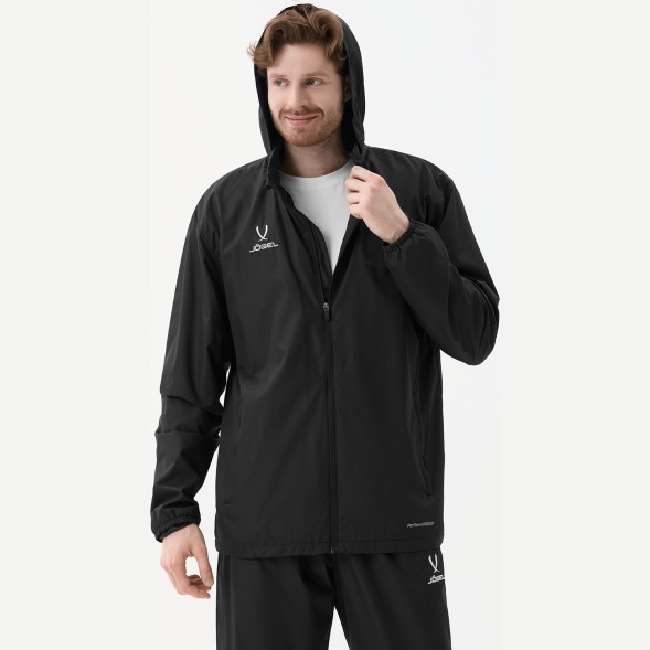 Куртка ветрозащитная JOGEL DIVISION PerFormPROOF Shower Jacket, черный