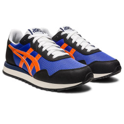 СЦ*Кроссовки ASICS Tiger Runner II 1201A792-401, р.5,5 (рос.36,5),иск. кожа, текстиль,сине-оранжевый