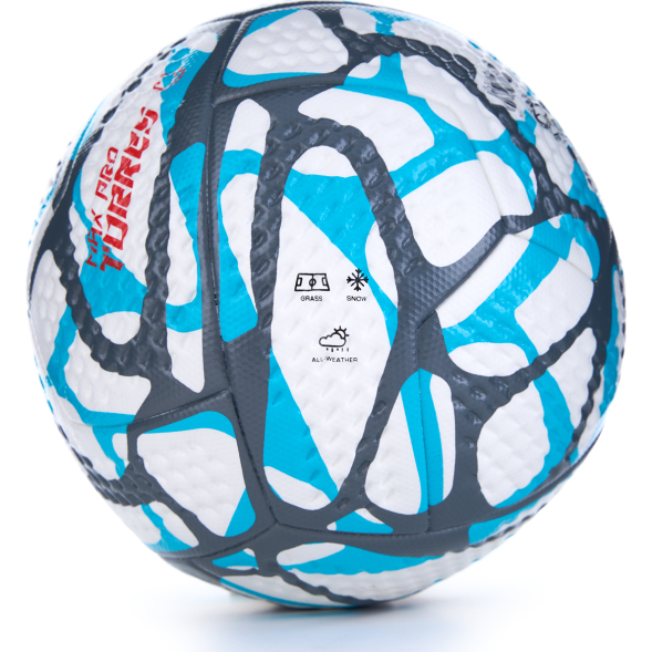 Мяч футб. TORRES MAX Pro, F323415, р.5, EПУ (микрофибра),4 сл, 12 п, термосшивка, бело-голубой