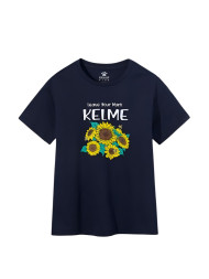 Детская футболка KELME Short Sleeve T-Shirt Kid Dark Blue