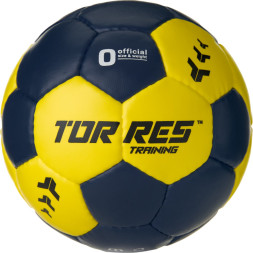 Мяч ганд TORRES Training, H32450, р 0, ПУ, 4 подкл слоя, руч сшивка, мультиколор
