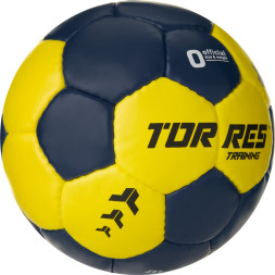 Мяч ганд TORRES Training, H32450, р 0, ПУ, 4 подкл слоя, руч сшивка, мультиколор