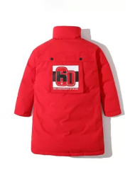 Детский пуховик KELME Boys Mid-Length Down Jacket Red