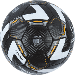 УЦЕНКА Мяч футбольный JÖGEL Trinity №5, черный/белый