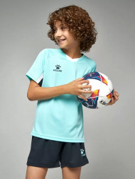 Детская футбольная форма KELME Short-Sleeved Football Suit Teal