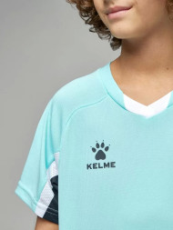 Детская футбольная форма KELME Short-Sleeved Football Suit Teal
