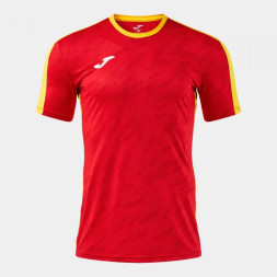 ФУТБОЛКА С КОРОТКИМ РУКАВОМ VOLEA PRO КРАСНО-ЖЕЛТАЯ