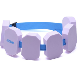 Аквапояс для аквааэробики Atemi Segment aqua belt, материал EVA, размер: 12*3*8 см. Цвет: сиреневый,