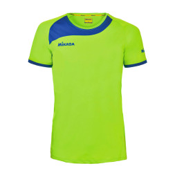 СЦ*Футболка волейб. игровая муж. MIKASA MT288-038-2XL, р.2XL, 100% полиэстер, салатовый