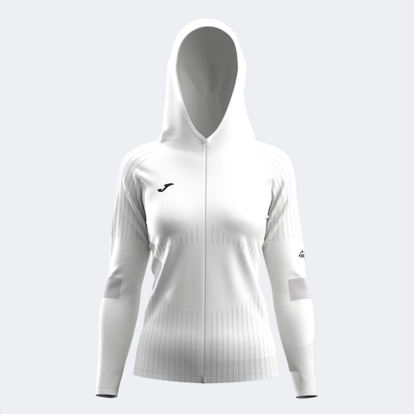 CHAQUETA CON CAPUCHA R-TRAIL NATURE BLANCO