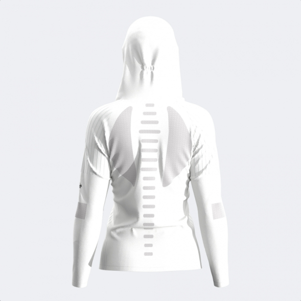 CHAQUETA CON CAPUCHA R-TRAIL NATURE BLANCO