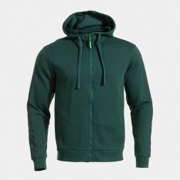 CHAQUETA CON CAPUCHA HEROIC VERDE NEGRO