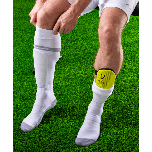 Щитки футбольные JOGEL JA-201, желтый