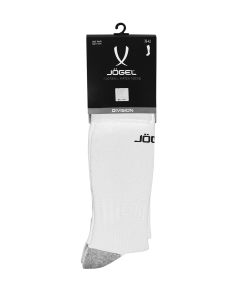 Гетры футбольные JOGEL Match Socks, белый