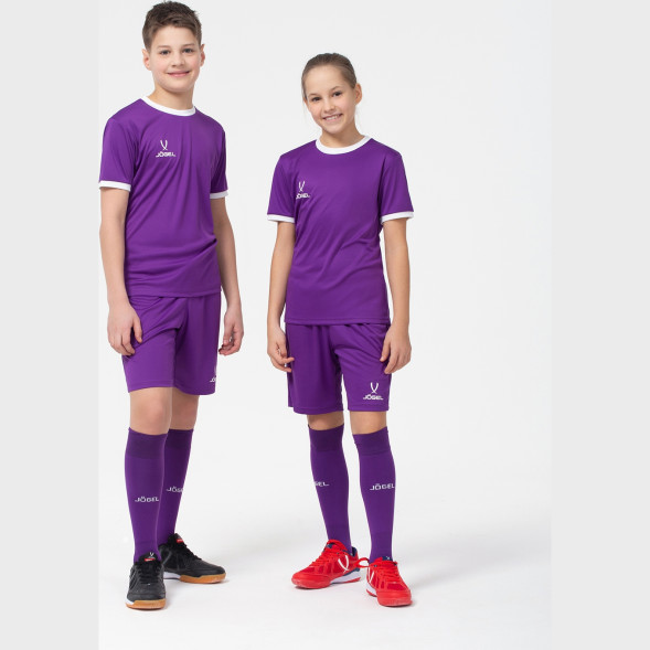Шорты игровые JOGEL CAMP Classic Shorts, фиолетовый/белый, детский