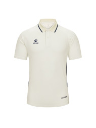 Футболка-поло KELME Short Sleeve Polo Shirt (Beige/Black)