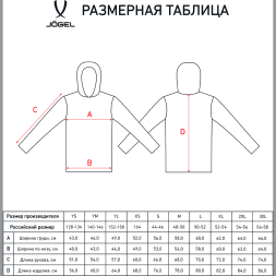 Куртка ветрозащитная JÖGEL DIVISION PerFormPROOF Shower Jacket, темно-синий