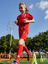 Детская футбольная форма KELME Short Sleeve Football Suit Red