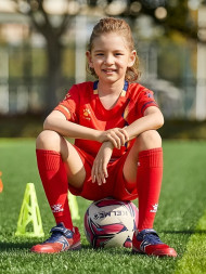 Детская футбольная форма KELME Short Sleeve Football Suit Red