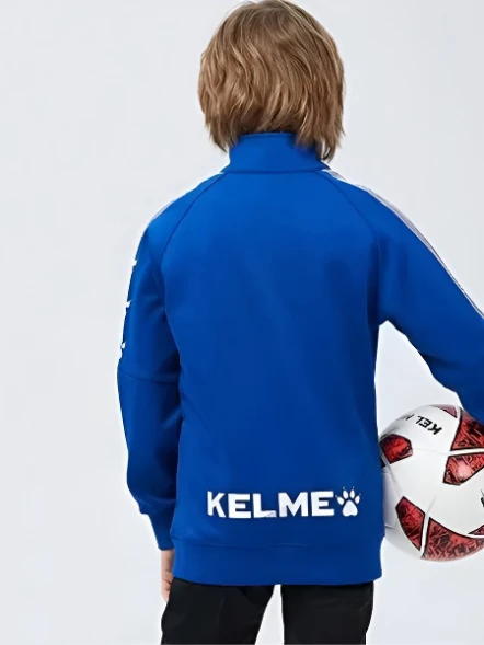 Детская олимпийка KELME Training Jacket Kids Blue