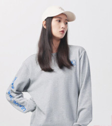 Свитшот KELME Round Neck Sweater Grey
