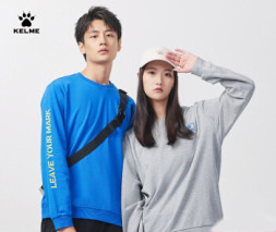 Свитшот KELME Round Neck Sweater Grey