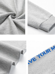 Свитшот KELME Round Neck Sweater Grey