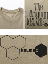 Футболка KELME Round Neck Short Sleeve T-Shirt Grey