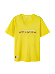 Футболка KELME Round Neck Short T Yellow