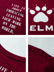 Футболка KELME Short Sleeve T-Shirt Burgundy