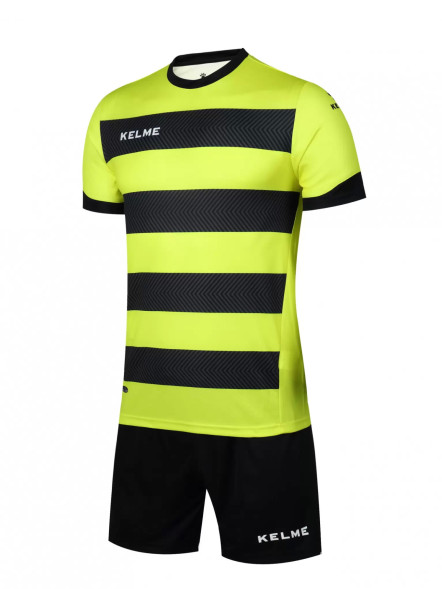 Футбольная форма KELME Short Sleeve Football Set (Light Green/Black)