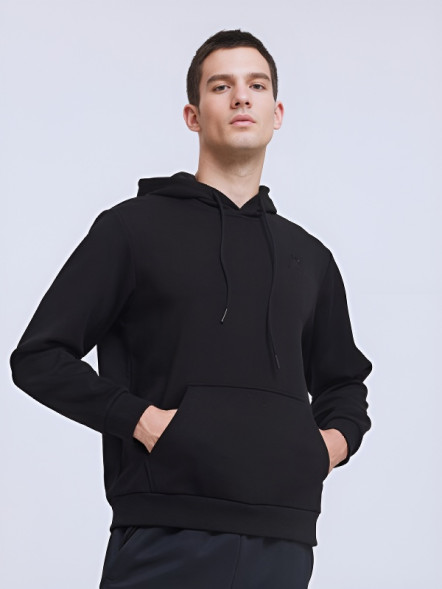 Худи KELME Fleece Hooded Sweatshirt Black