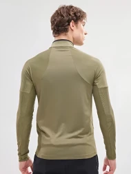 Олимпийка KELME Half Open Long Sleeve T-Shirt Khaki