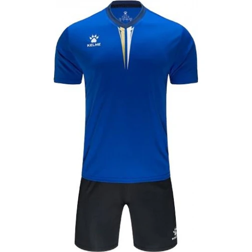 Футбольная форма KELME S/S Football Set (Blue/Black)