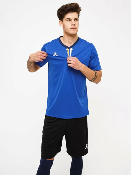 Футбольная форма KELME S/S Football Set (Blue/Black)