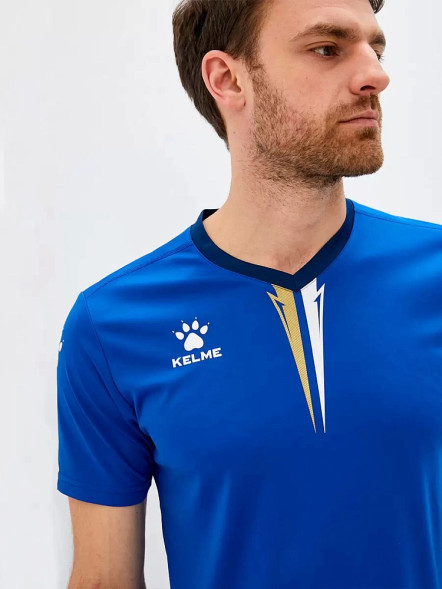 Футбольная форма KELME S/S Football Set (Blue/Black)